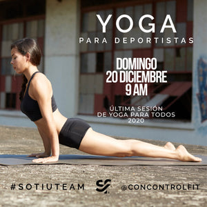 Yoga para Deportistas con @concontrolfit by SOTIUFIT