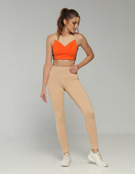 Legging de alta compresión con tiro alto y bolsillo lateral