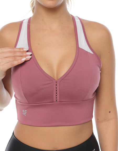 Crop top Estrella con copas removibles y secado rápido