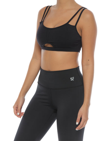 Top Isabella en supplex con copas removibles