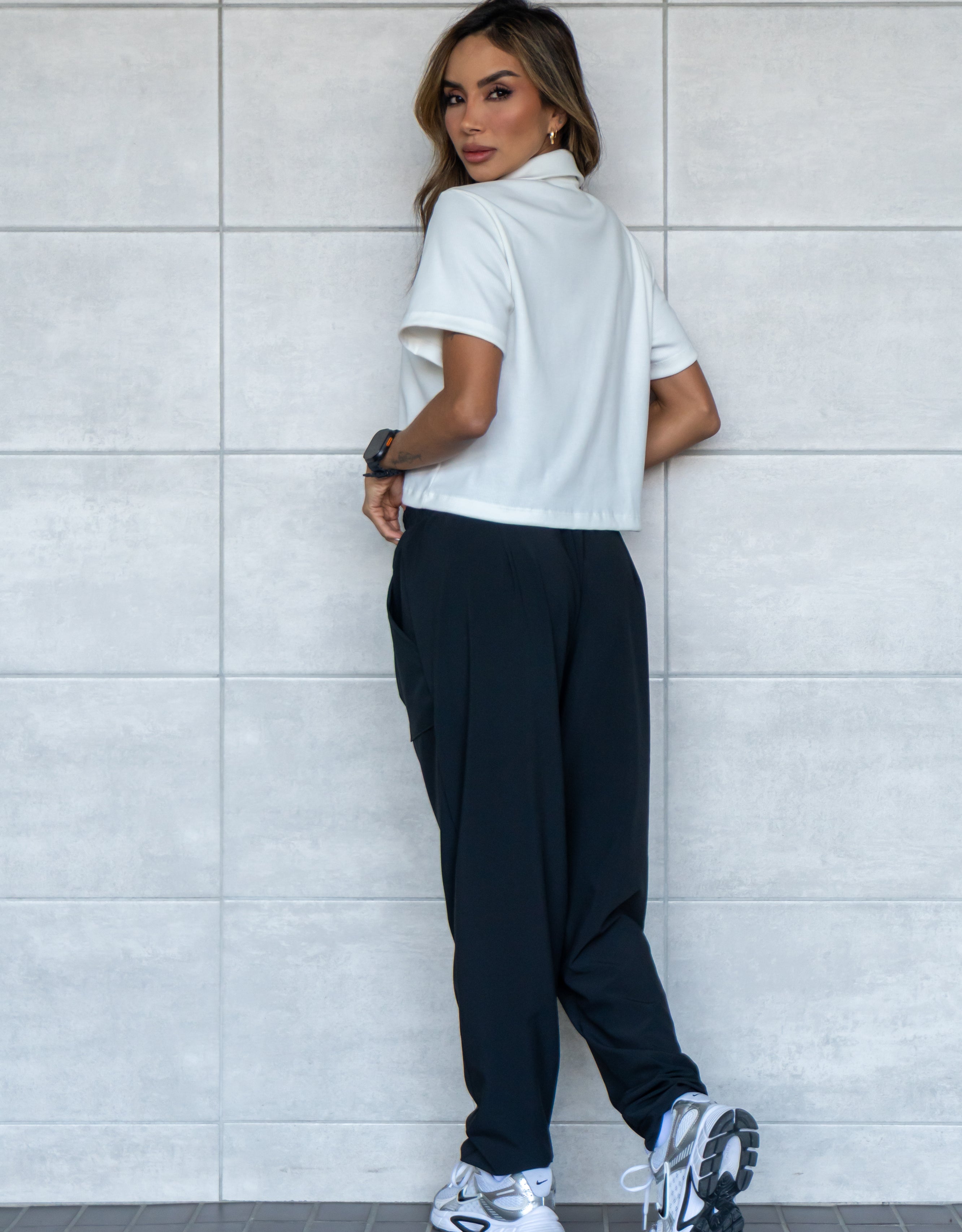 Camiseta Rib Boxy – Actitud relajada, estilo definido  REF: 01-590